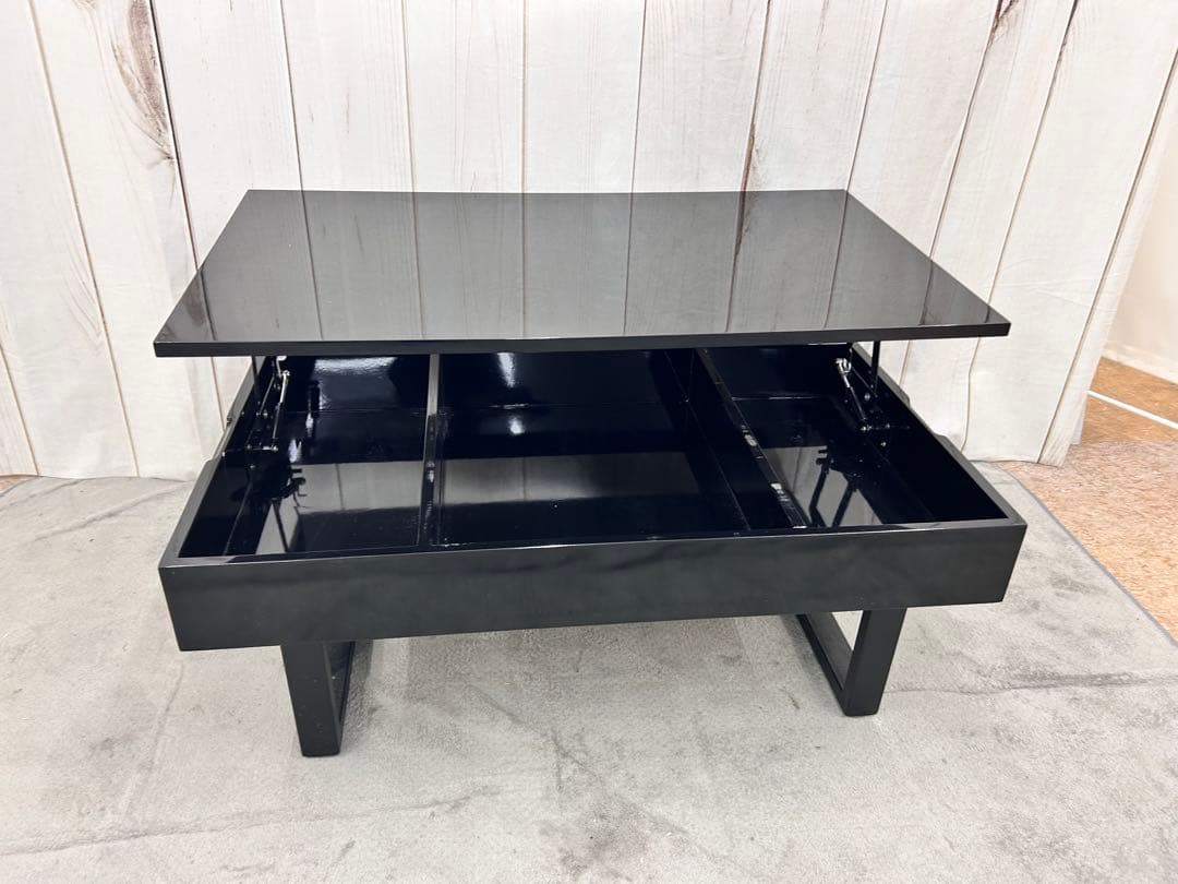 リビング昇降テーブル　ローテーブル