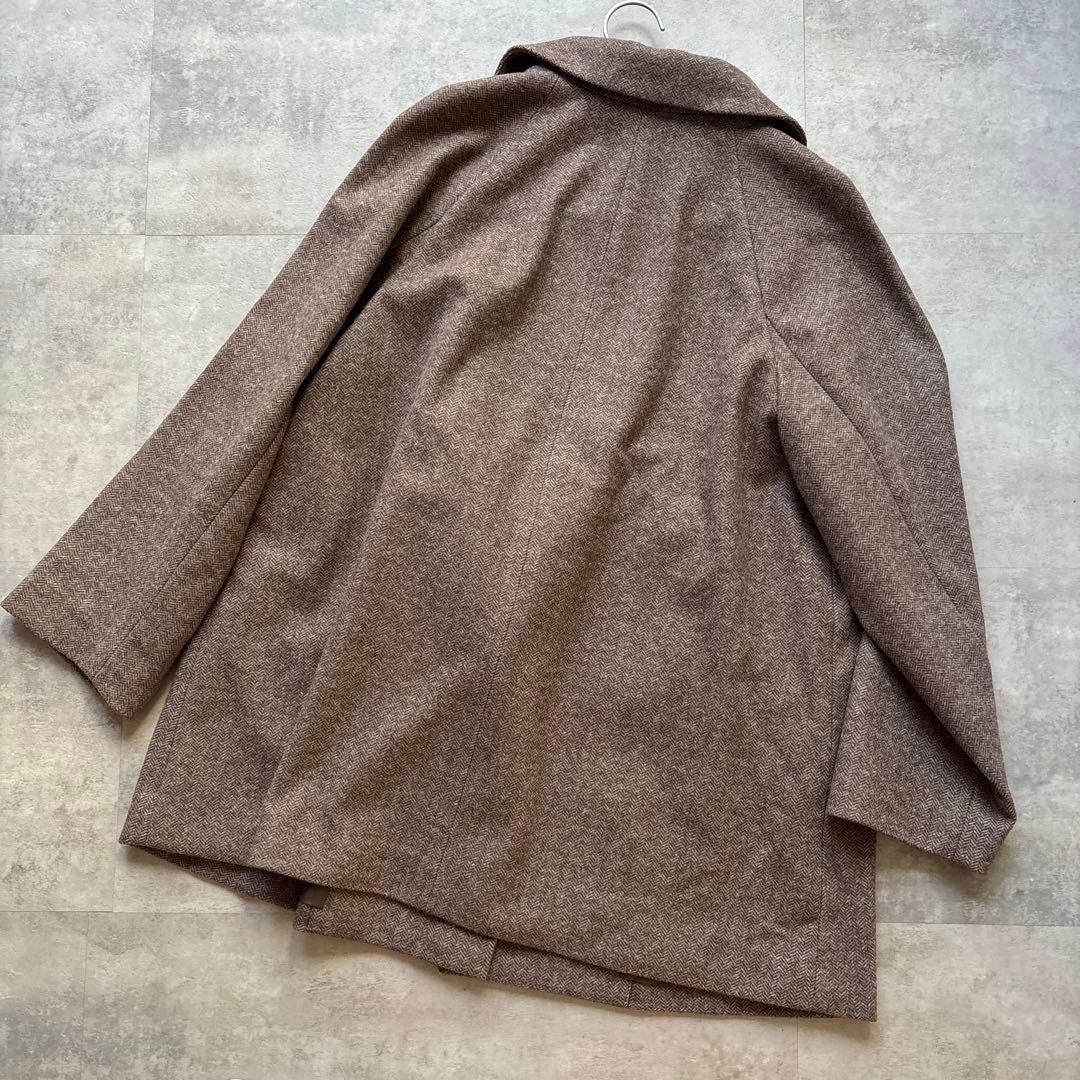 極美品！GLOBALWORK グローバルワーク 軽やかストレッチ衿2wayコート