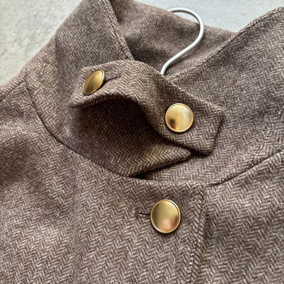 極美品！GLOBALWORK グローバルワーク 軽やかストレッチ衿2wayコート