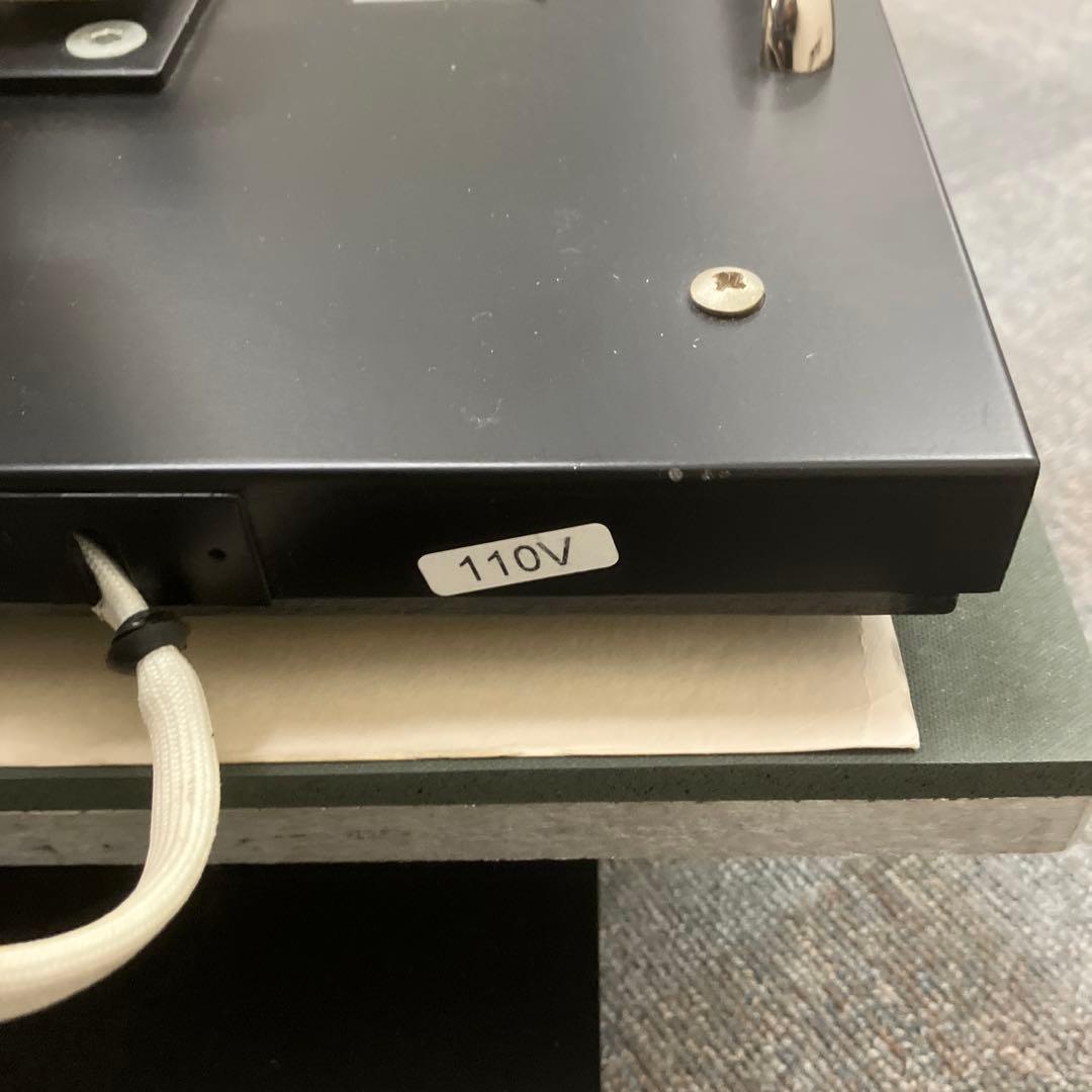 美品　熱転写プレス機　ヒートプレス機T シャツプリント 転写プリント　ブラック