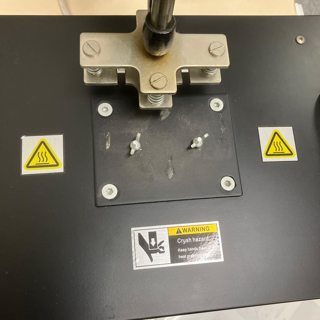 美品　熱転写プレス機　ヒートプレス機T シャツプリント 転写プリント　ブラック