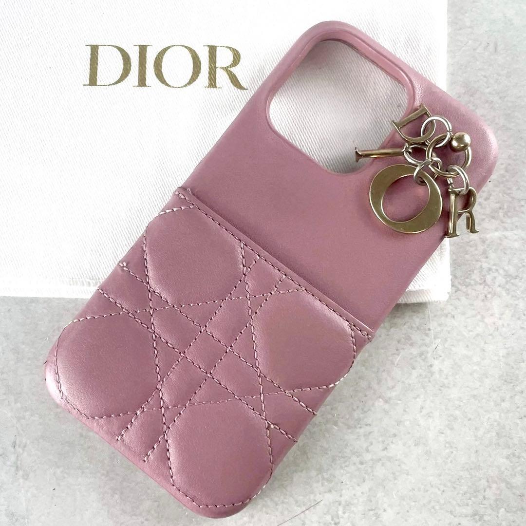 希少★ディオール Lady Dior iPhone 13pro スマホケース