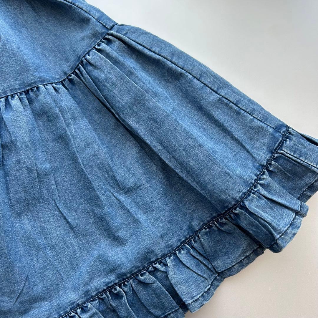 ワンピース Bonjour diary Ibiza dress denim 8y