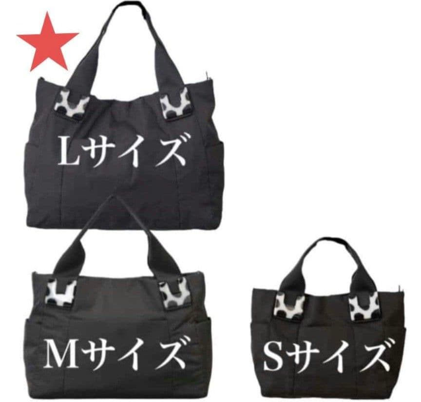 イアパピヨネ 樹脂パーツトートバッグ ダルメシアン Lサイズ