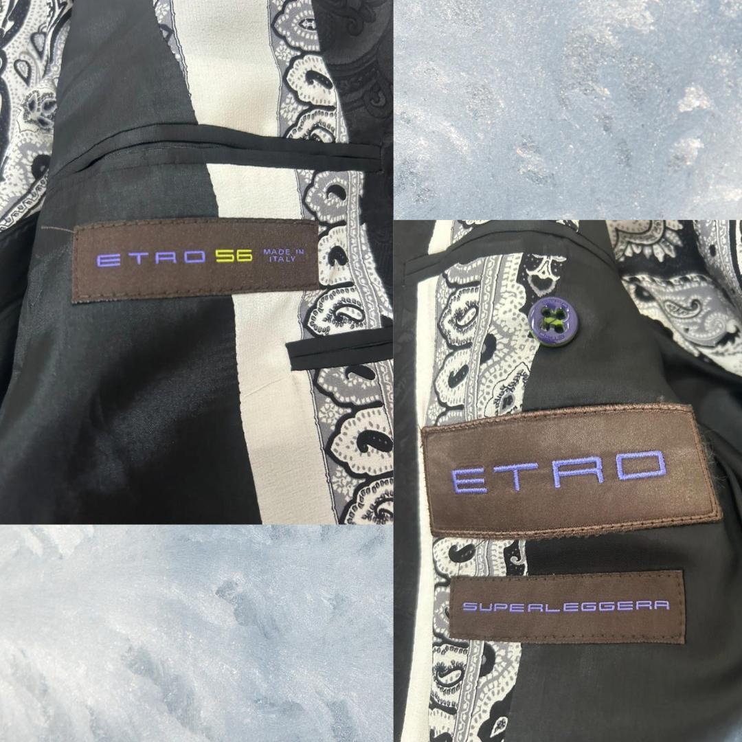 ETRO イタリア製 スーツ ジャケット パンツ メンズ 56 3XL