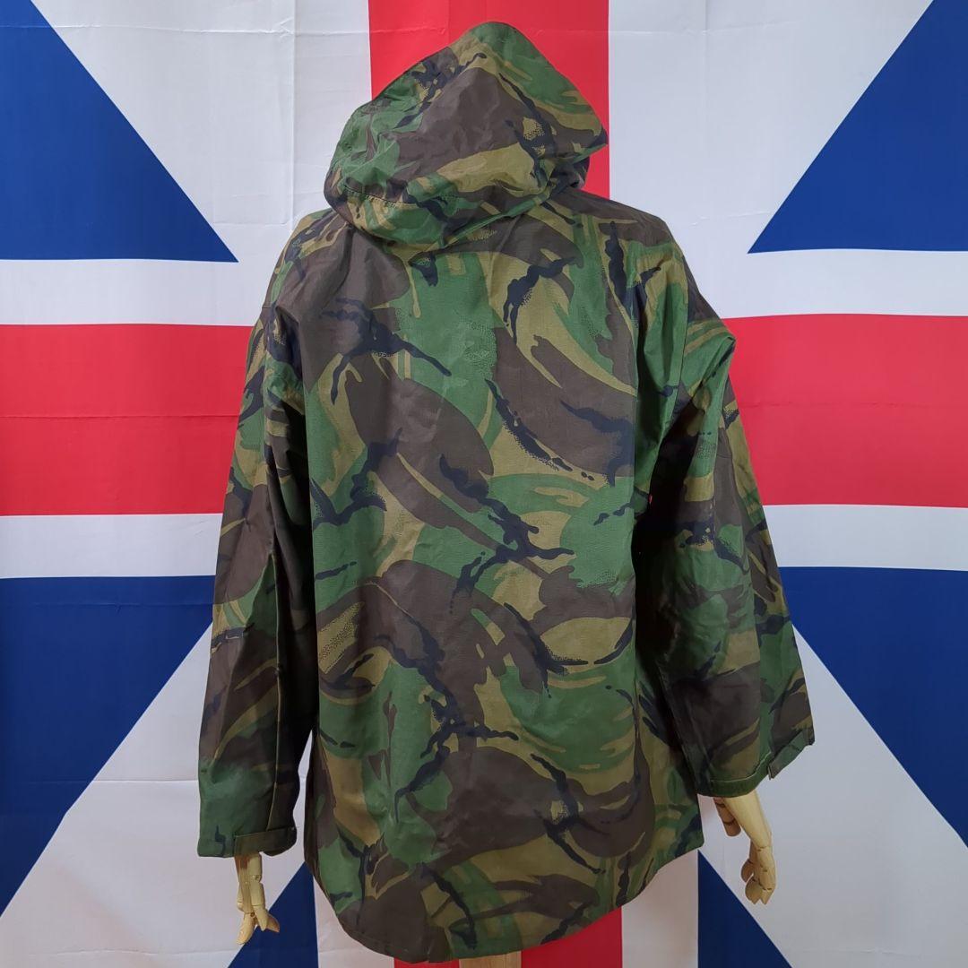 イギリス軍PVC防水DPMカモフラースモックフード付きミディアム170/90