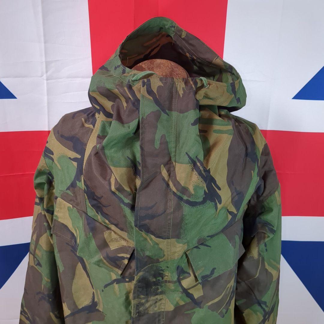 イギリス軍PVC防水DPMカモフラースモックフード付きミディアム170/90