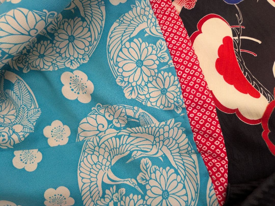 七五三　7歳　女の子　着物　ジャパンスタイル　舞妓さん風