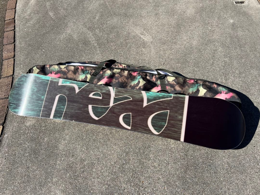 【head】スノーボード 板 154cm バインディング 2点セットケース付き