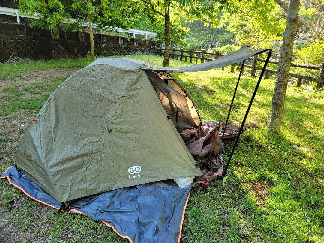 GO Glamping テント エコアルミリッジテント　タープ