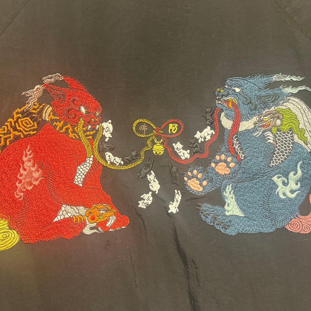 グラニフ 石黒亜矢子 「阿吽猫破魔矢ブルゾン」 Mサイズ