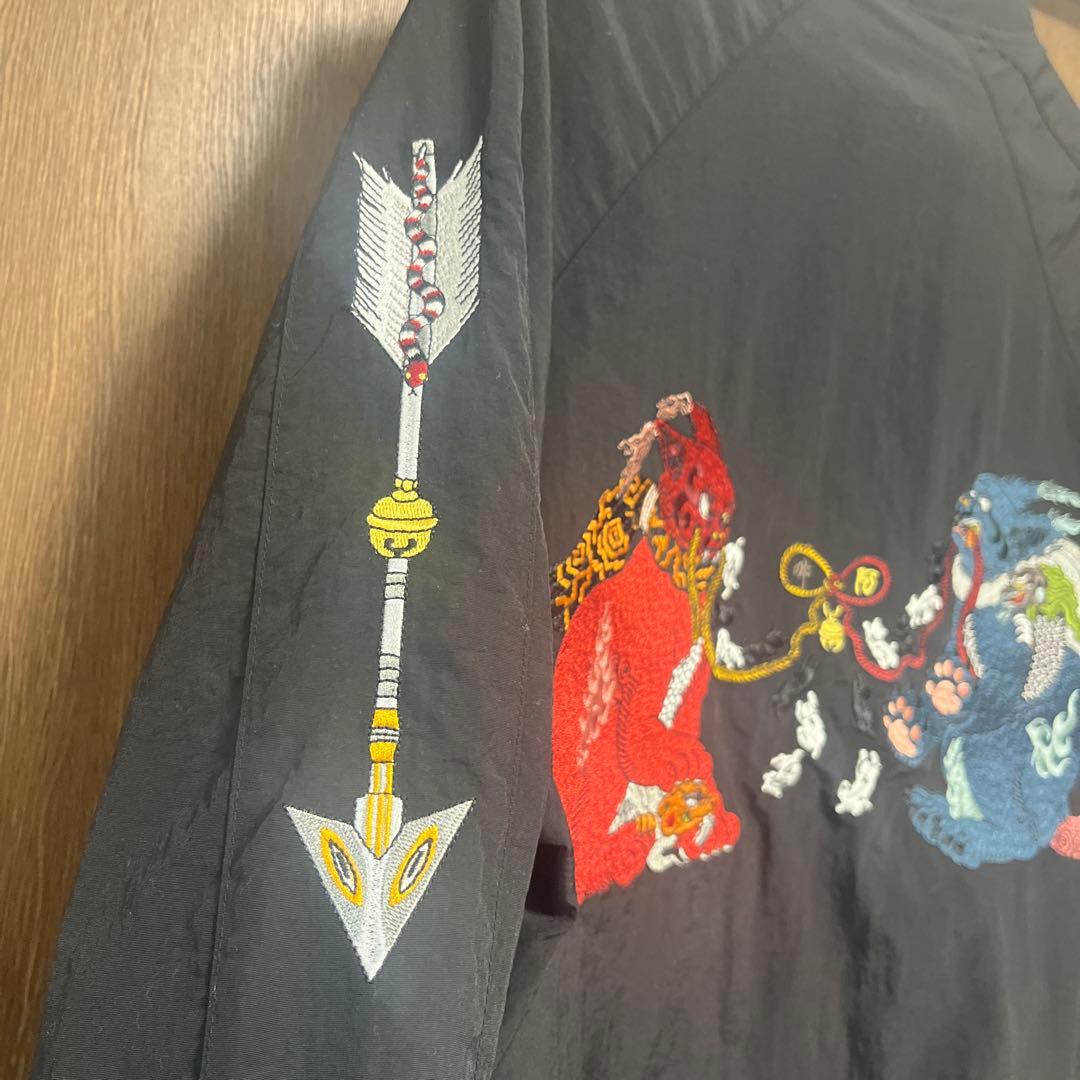 グラニフ 石黒亜矢子 「阿吽猫破魔矢ブルゾン」 Mサイズ