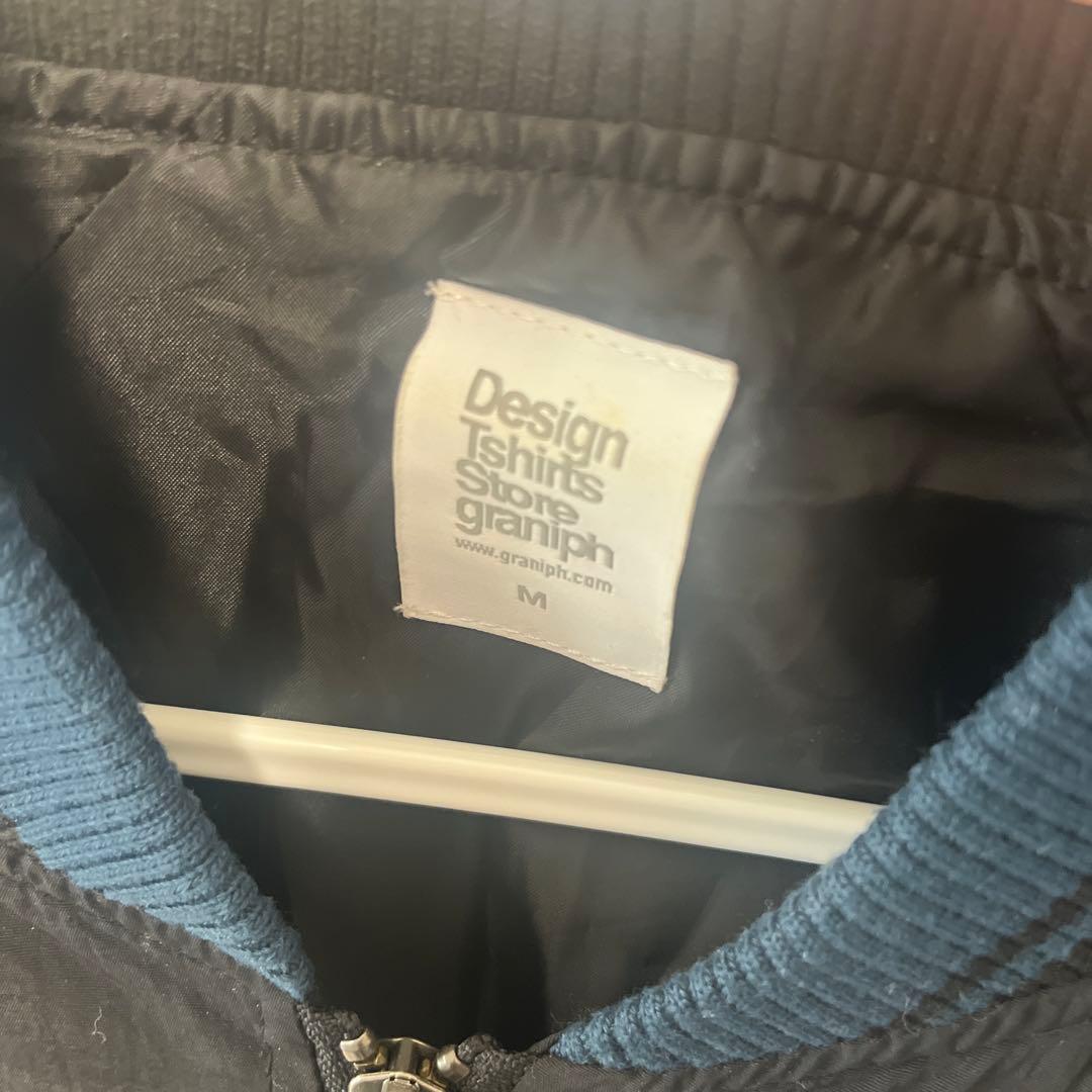 グラニフ 石黒亜矢子 「阿吽猫破魔矢ブルゾン」 Mサイズ