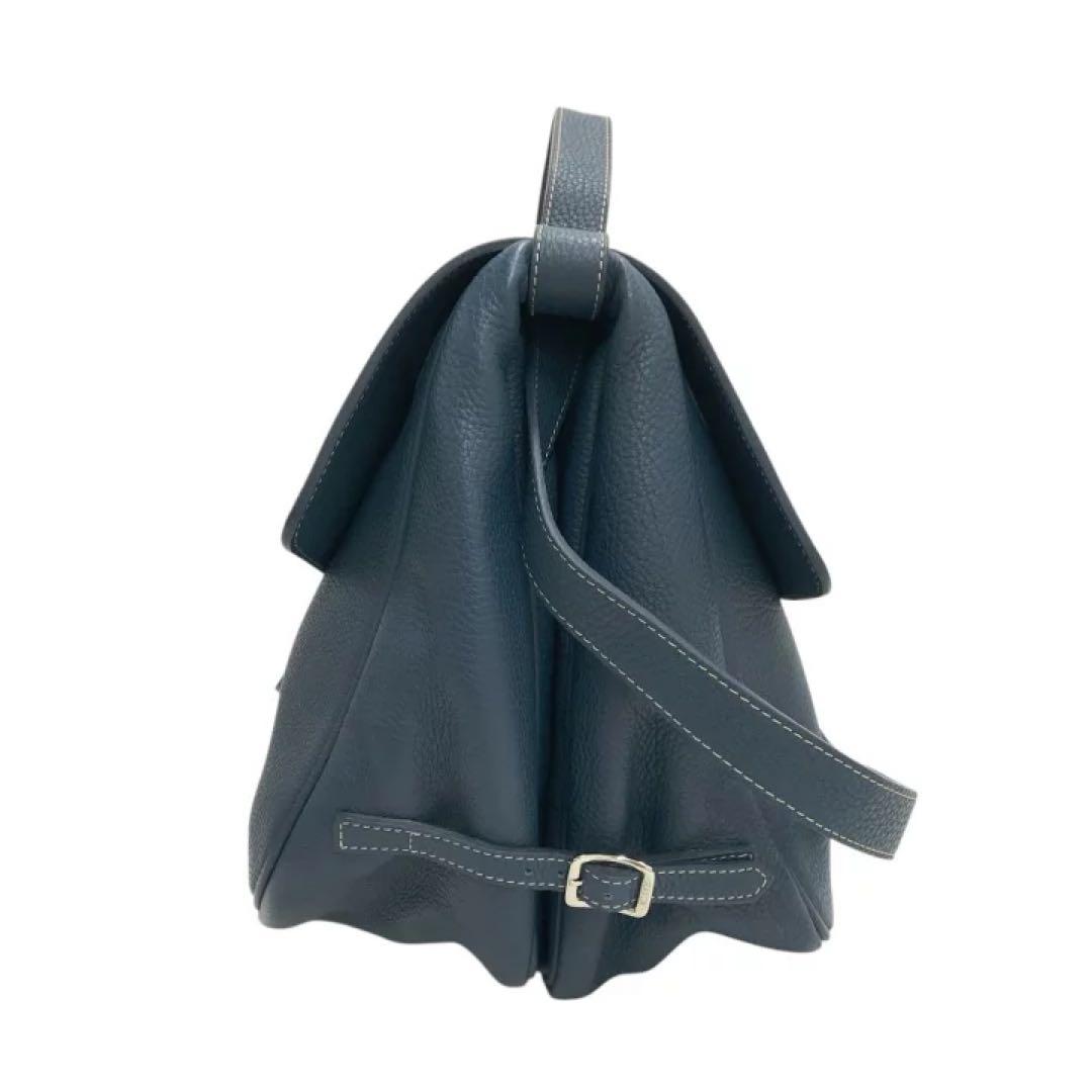 美品 ACATE アカーテ WILY ウィリー 2WAY バッグ 紺 A4収納可