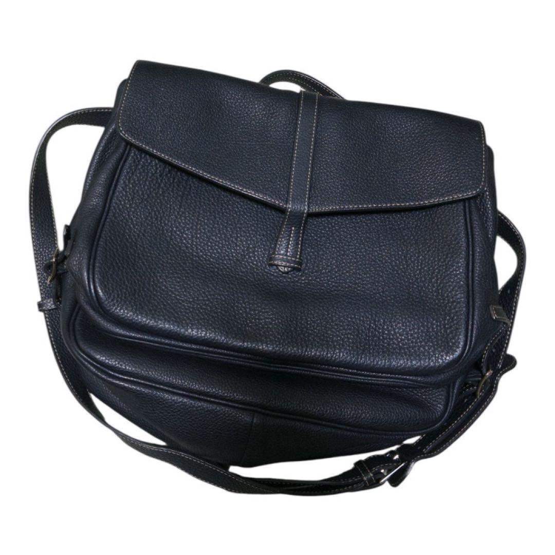 美品 ACATE アカーテ WILY ウィリー 2WAY バッグ 紺 A4収納可