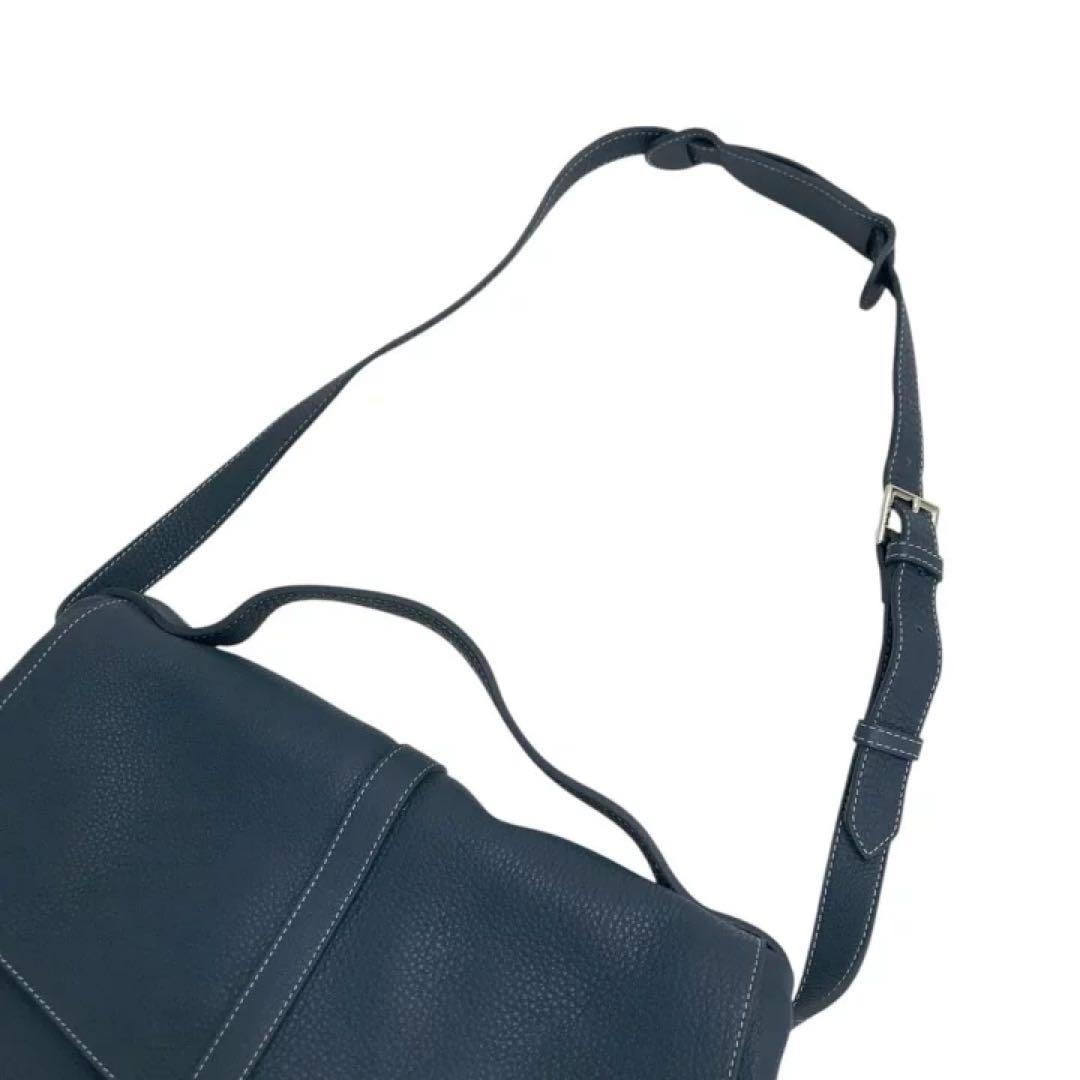 美品 ACATE アカーテ WILY ウィリー 2WAY バッグ 紺 A4収納可