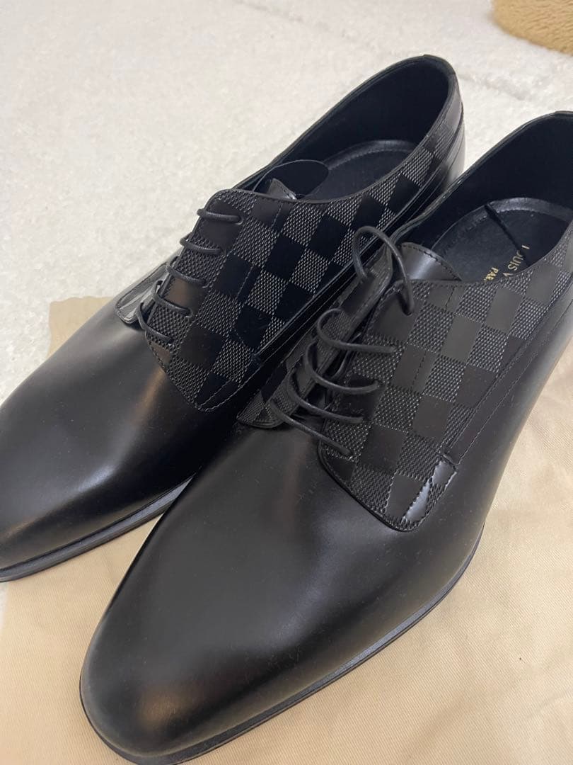 LOUIS VUITTON ダミエデザイン ドレスシューズ