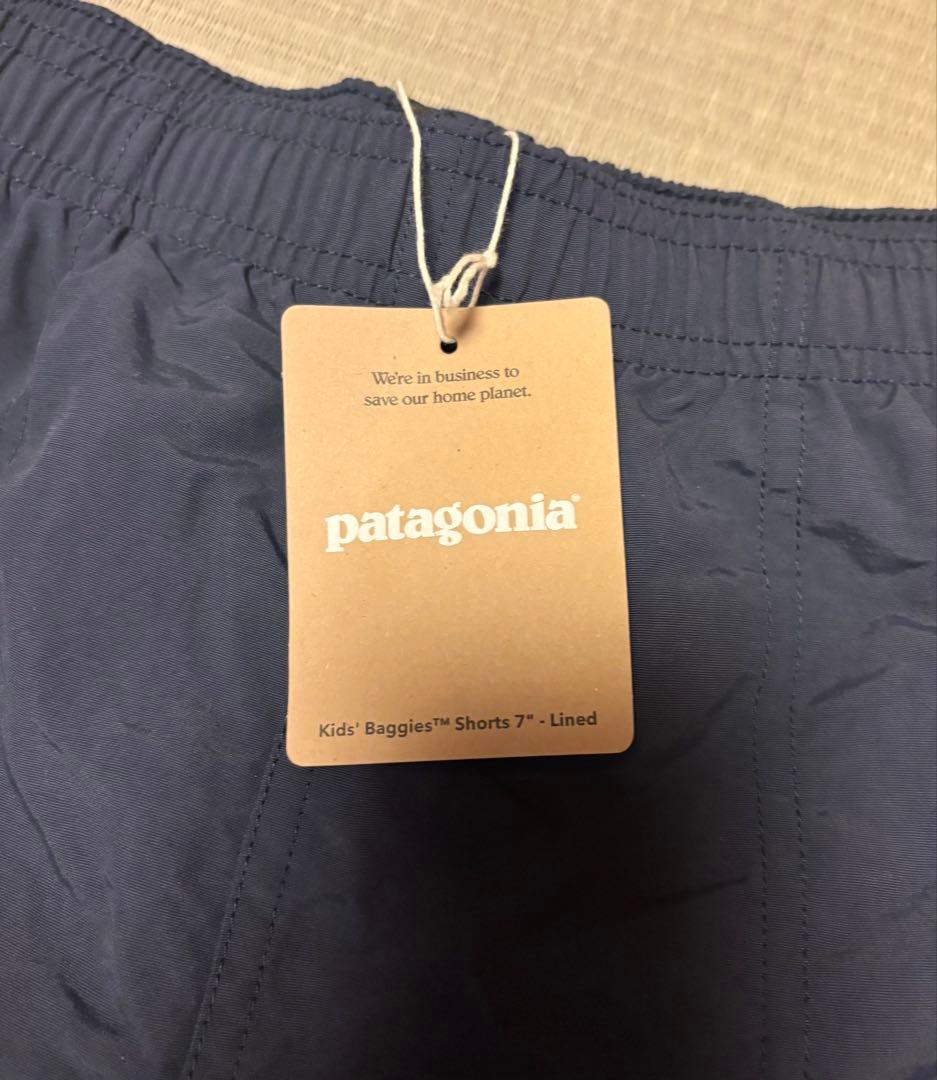 パタゴニア　バギーズショーツ　ネイビー　キッズ　XXLサイズ