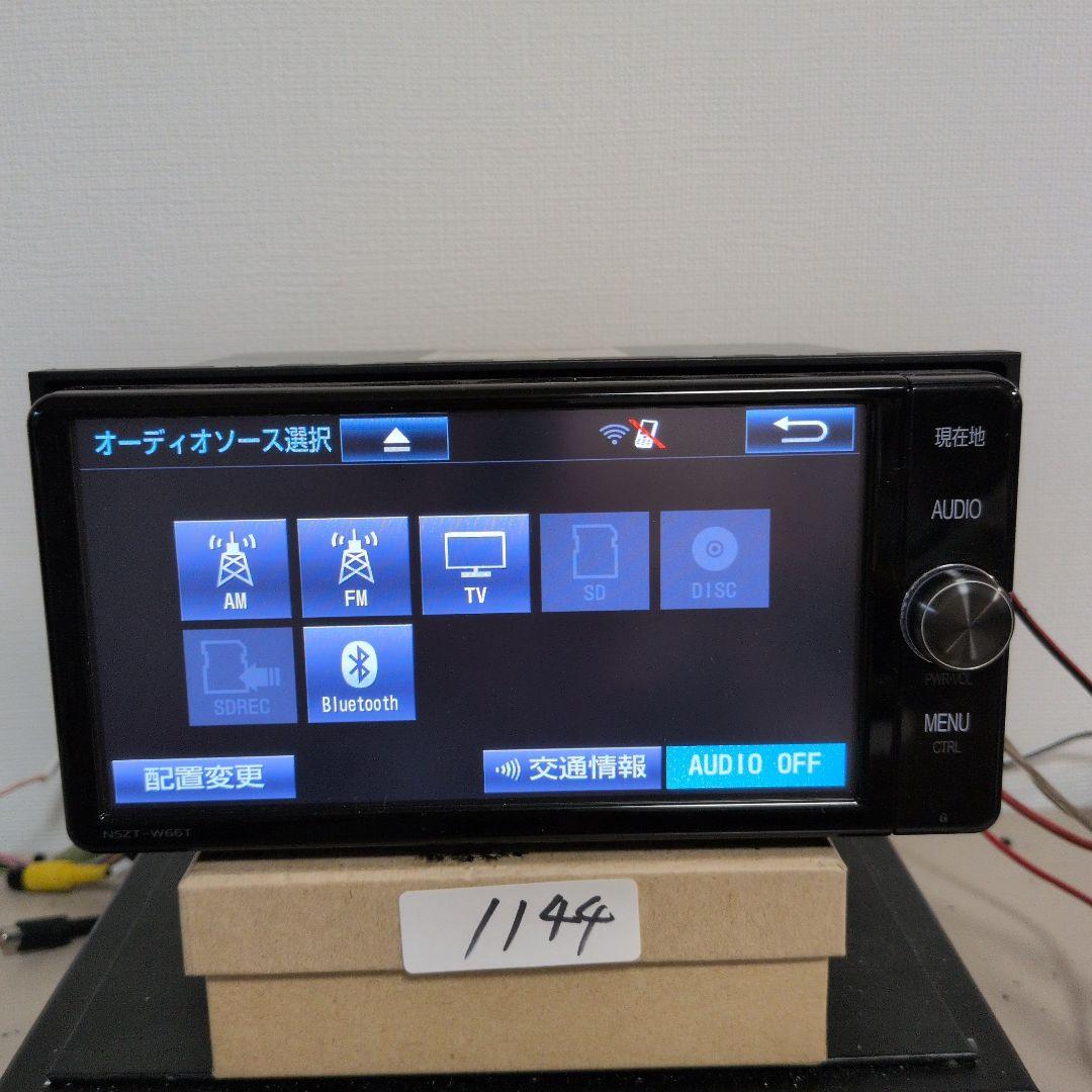 144 動作良好 Bluetooth トヨタ純正ナビ NSZT-W66T 解除済