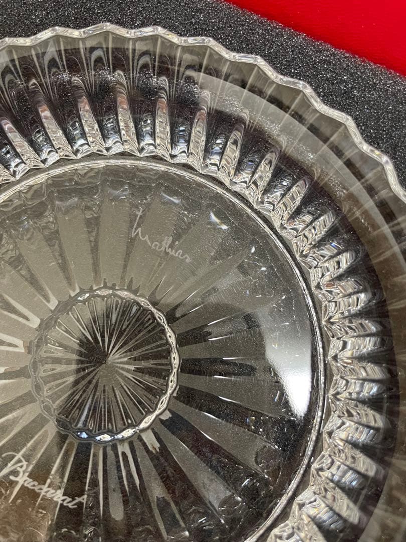 新品未使用　Baccarat バカラ ミルニュイ ディッシュ 13cm
