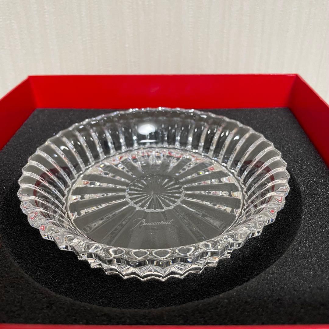 新品未使用　Baccarat バカラ ミルニュイ ディッシュ 13cm