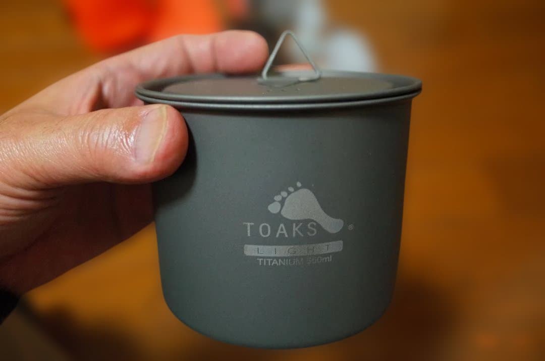 美品　トークス /チタンポット 550NH&チタンアルスト&五徳　＋おまけ