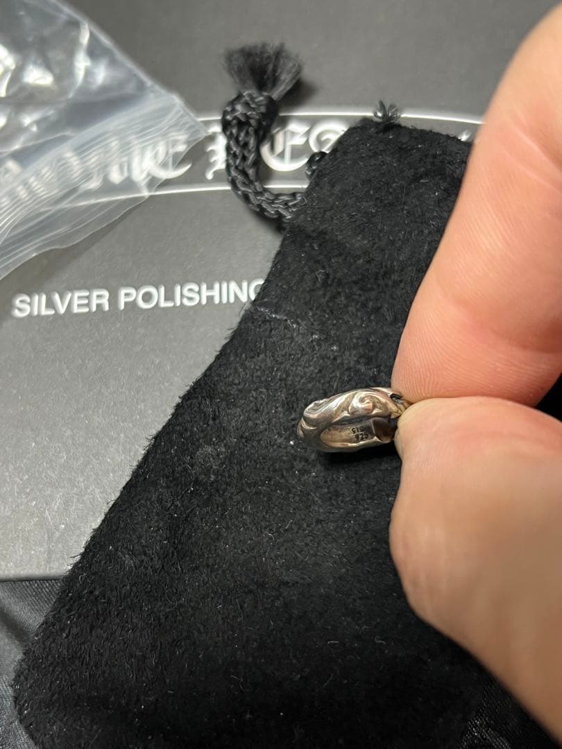 CHROME HEARTS クロムハーツ タイニースクロールフープピアス