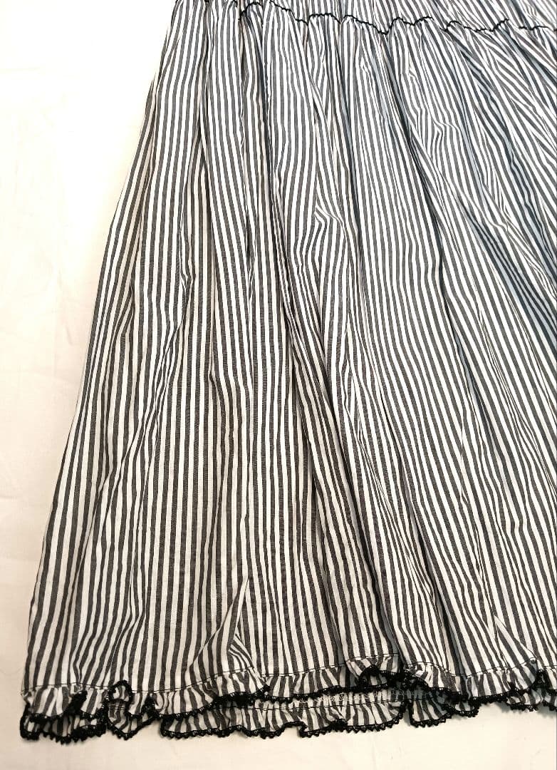 ピンクハウス　半袖ストライプワンピース