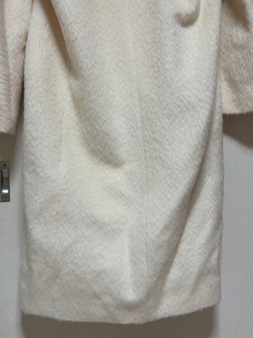 anuans アルパカウールショールカラーコート