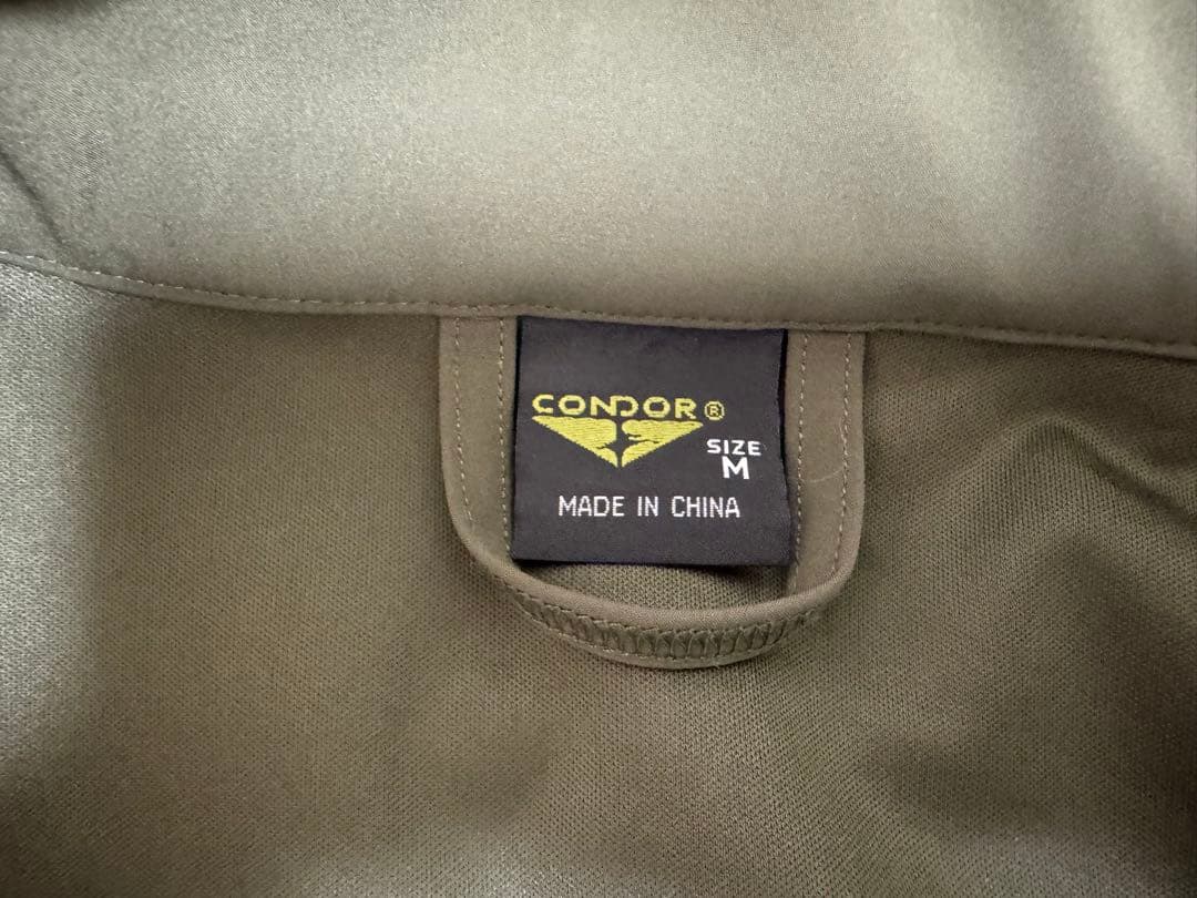 CONDOR609 SUMMITZERO ソフトシェルジャケット OD US-M