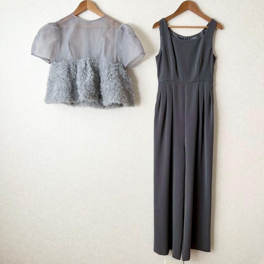 niana オーガンジートップス オールインワン 2ピースセット オケージョン