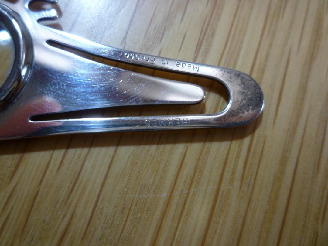 エルメス シュバル ブックマーク　ルーペ付　マネークリップ HERMÈS