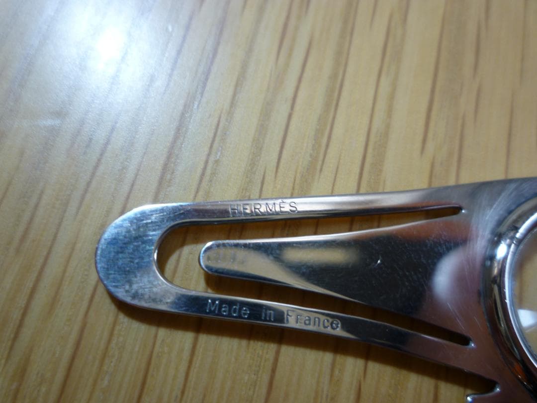 エルメス シュバル ブックマーク　ルーペ付　マネークリップ HERMÈS