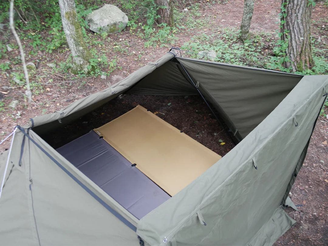 FOXBASE EVO 黒 本体 メッシュ付き前幕 1人用インナー セット