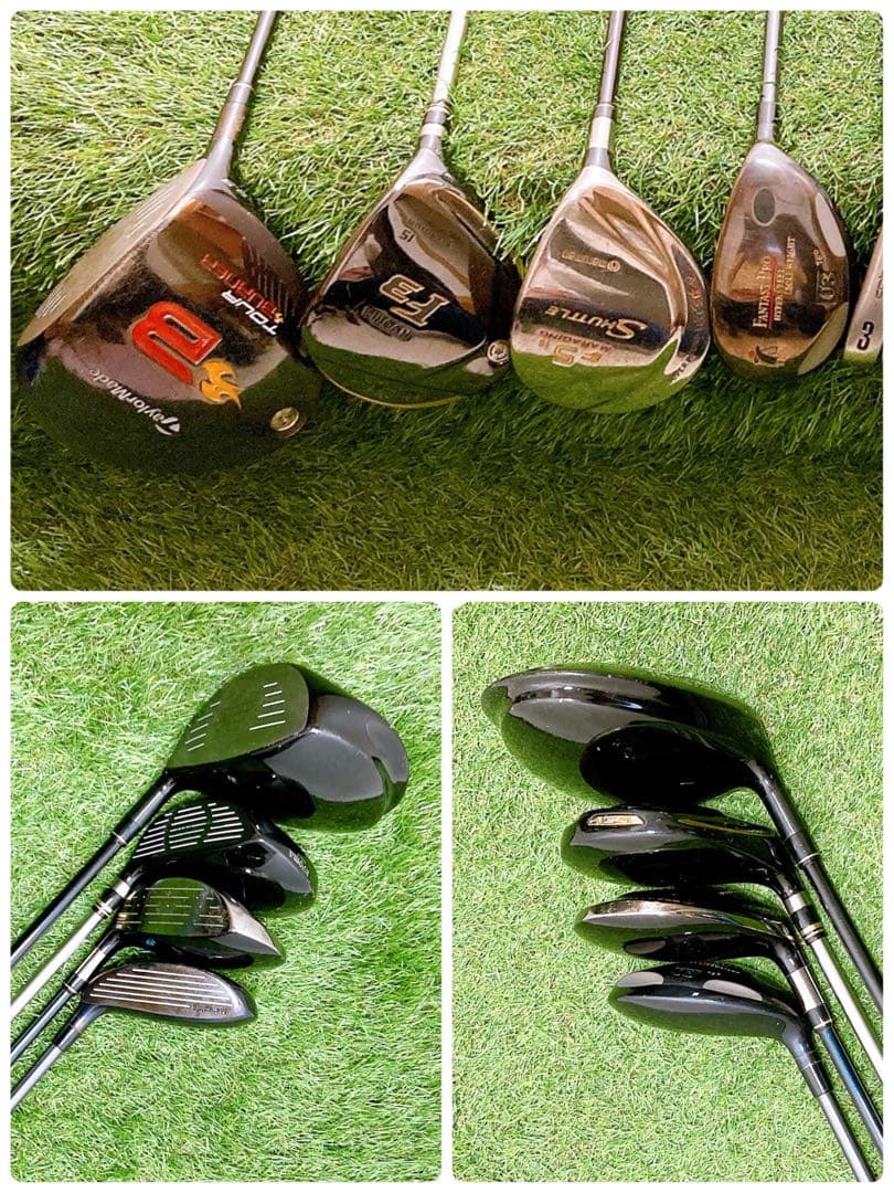 H9.テーラーメイド　初心者オススメ　ゴルフクラブ　メンズセット　右利き　14本