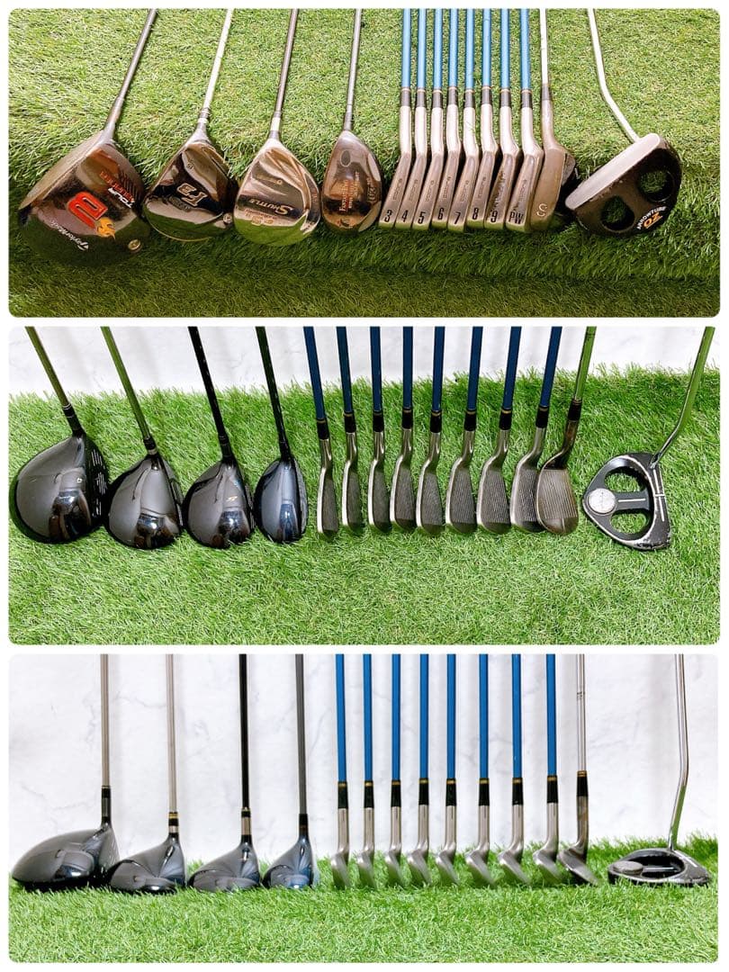 H9.テーラーメイド　初心者オススメ　ゴルフクラブ　メンズセット　右利き　14本