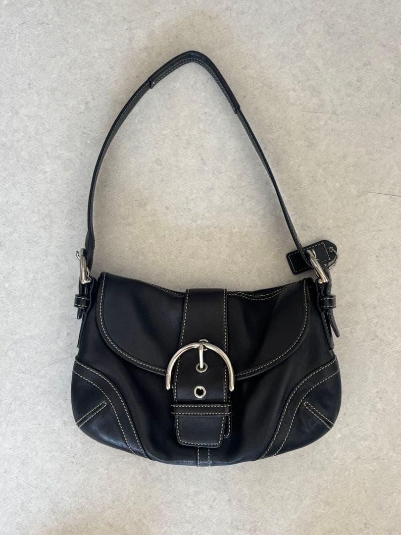 バッグ COACH One ShoulderBag SOHO Leather Black