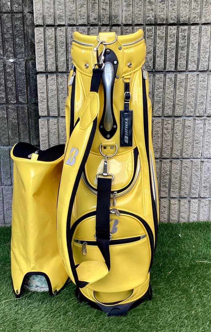 ど*り様 ブリヂストンTOUR B エナメルキャディバッグ