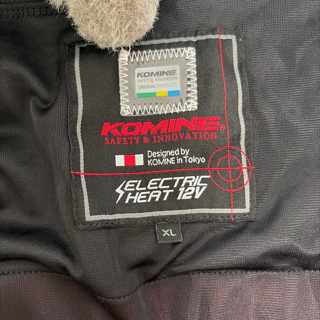 コミネ ek-317 ストレッチ電熱インナーウェア 未使用品！XL ブラック