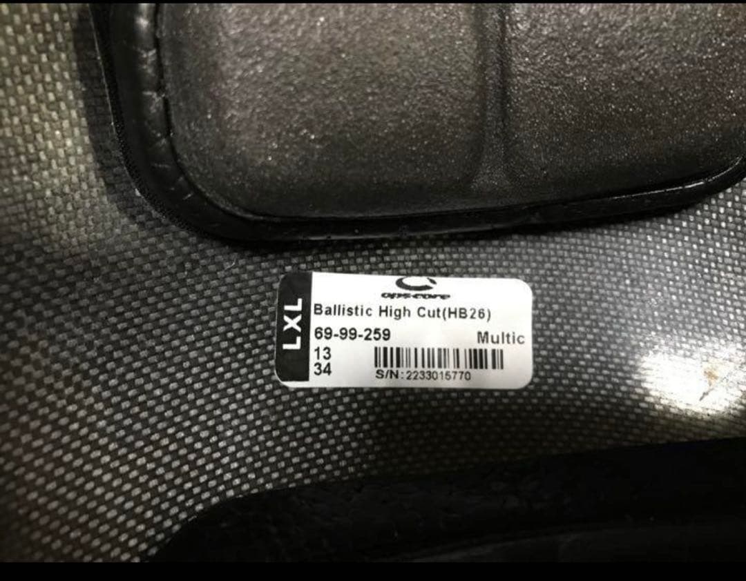 実物　OPS-CORE FAST Ballistic MC L/XL