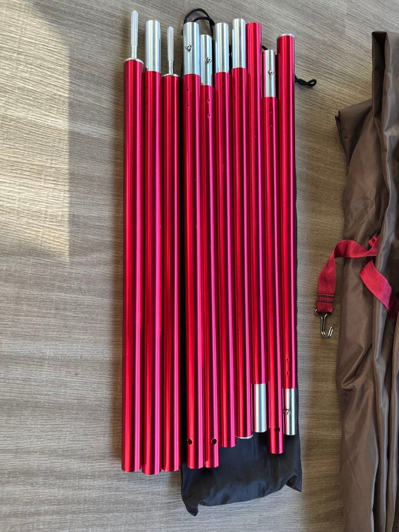 スノーピーク ドックドーム Pro.6 グランドシート 跳ね上げポールセット