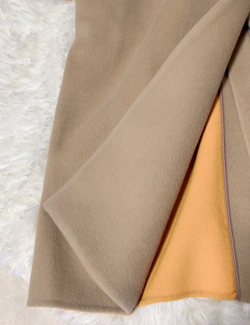 人気❣️出品1/31まで　エンフォルド　ノーカラーコート　ダブルフェイス　38