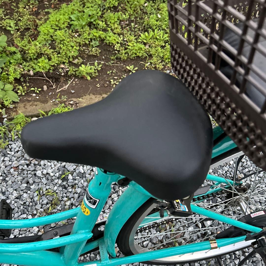 Rosellyシティサイクル アクアブルー　26c