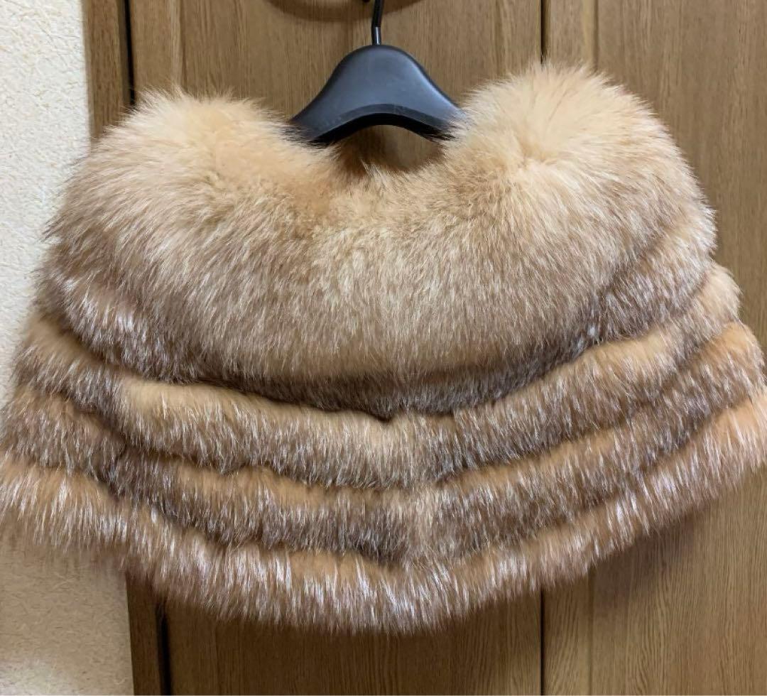 ムーンバット　ファーショール　ケープ