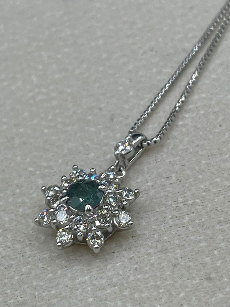 JJ1★高級 アレキサンドライト0.25ct D pt ヘッド ソ付