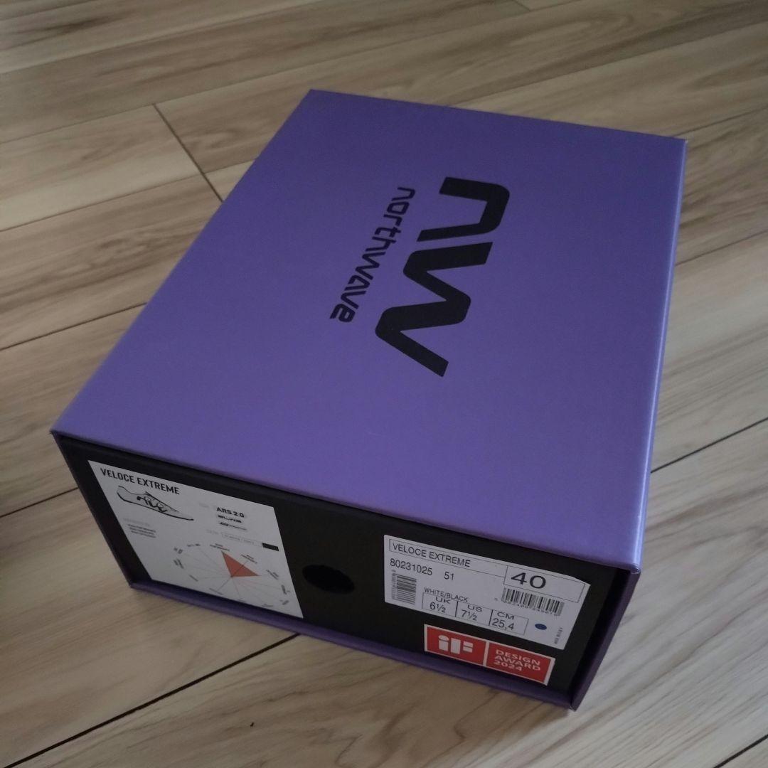 ノースウェーブ　VELOCE EXTREME ホワイト/ブラック　サイズEU40