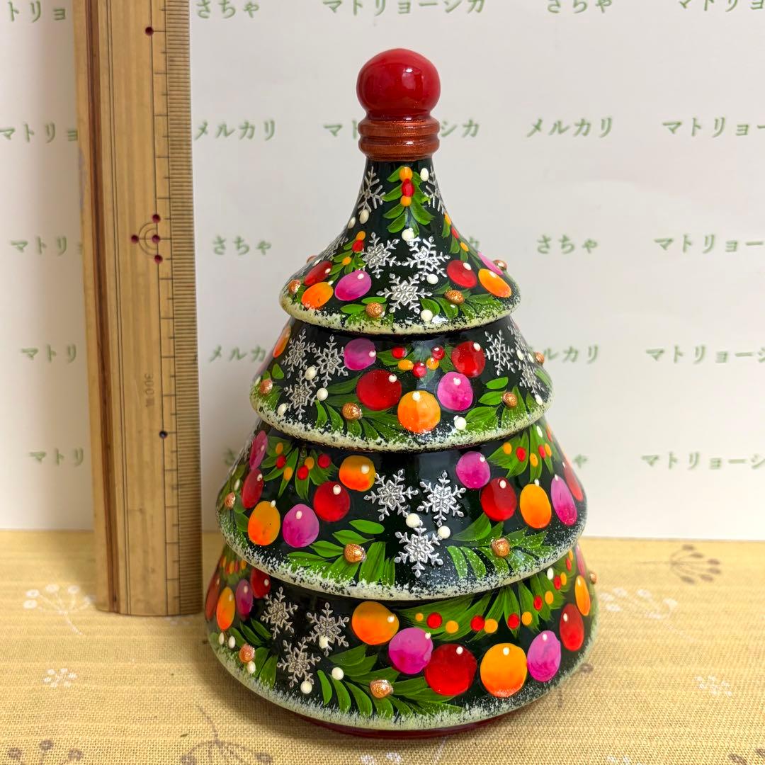 クリスマスツリー　マトリョーシカ　チェブラーシカ オーナメント