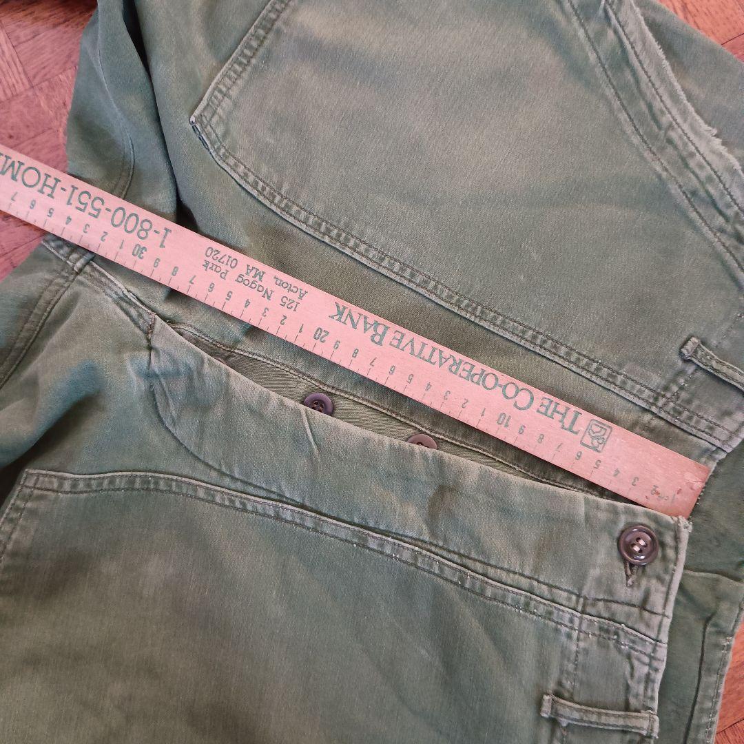 ベイカーパンツ 50s カーゴパンツ ミリタリー ボタンフライ US ARMY