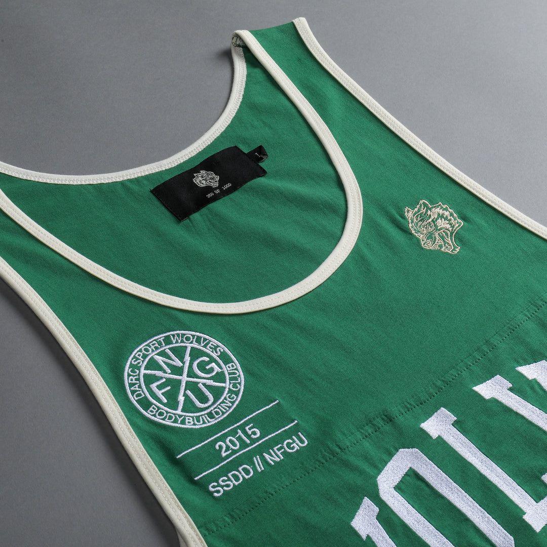 106 大人気　ダルクスポーツdarc sport タンクトップ　エメラルド　L