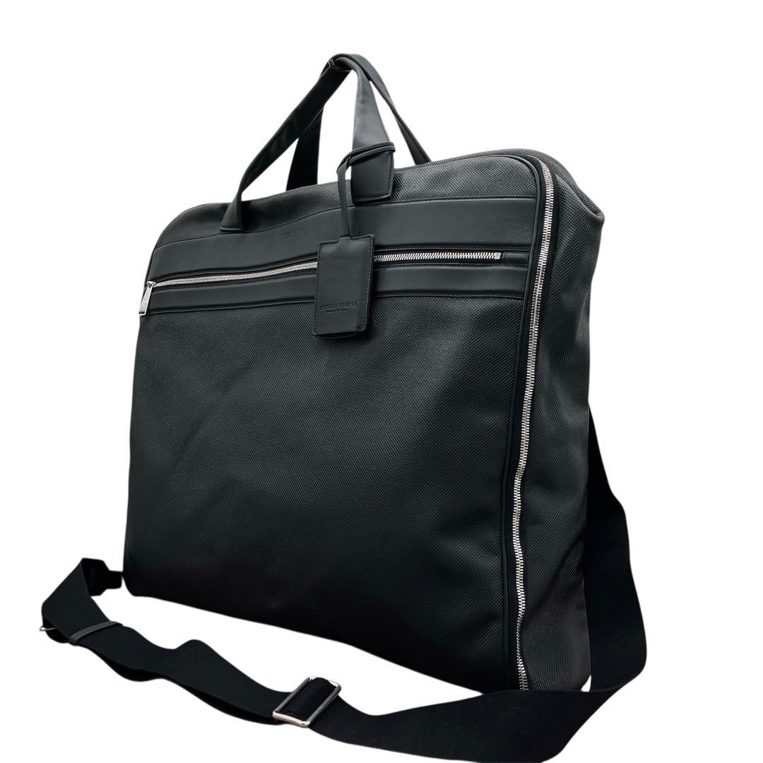 【BOTTEGA VENETA】2wayトラベルバッグ　マルコポーロ　ブラック